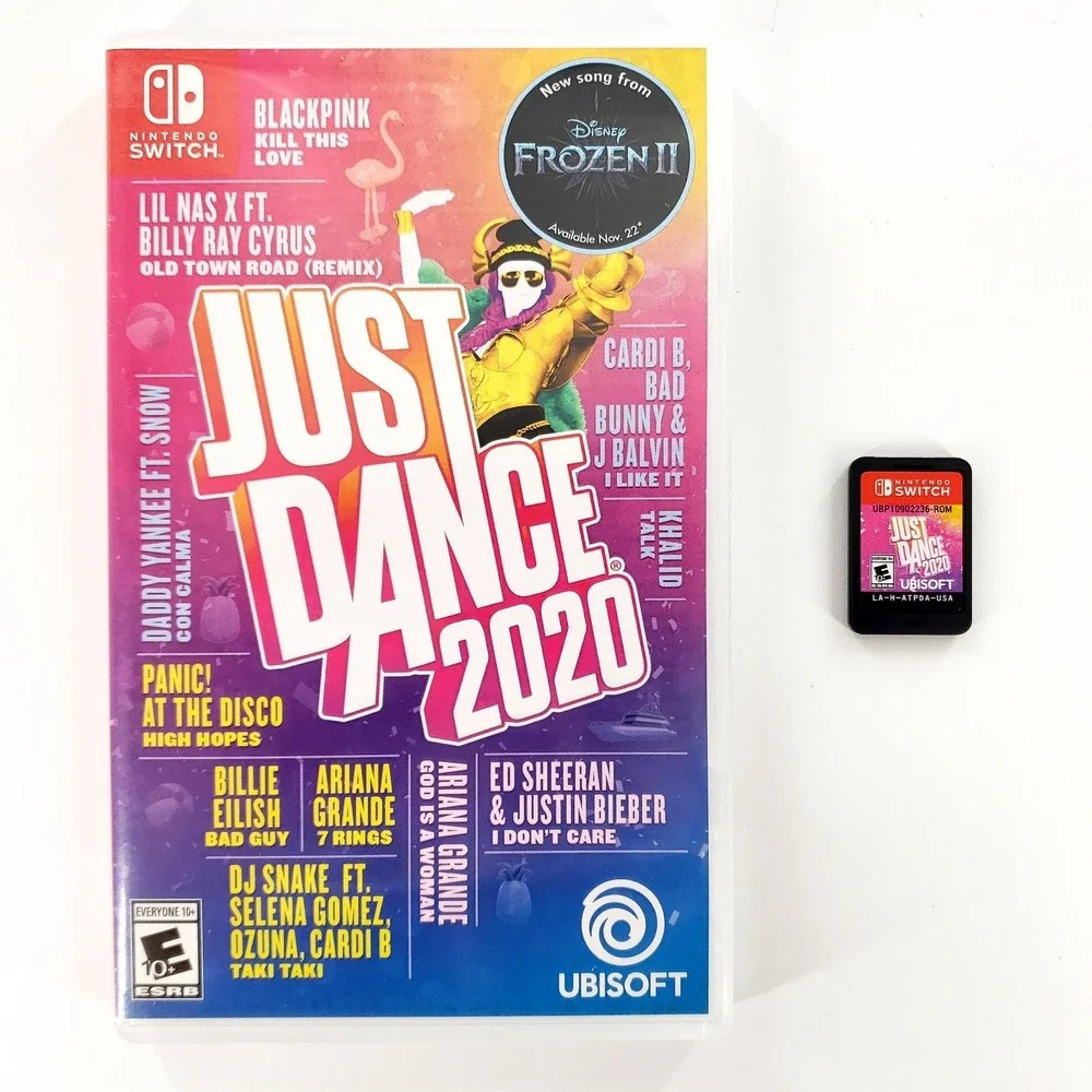 Just Dance 2020 Nintendo Switch Complete w/ Case Tested & Works